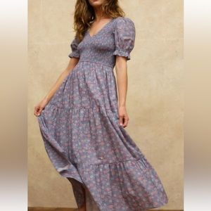 CHRISTY DAWN Brooklyn Dress Lilac Blooms sz Small